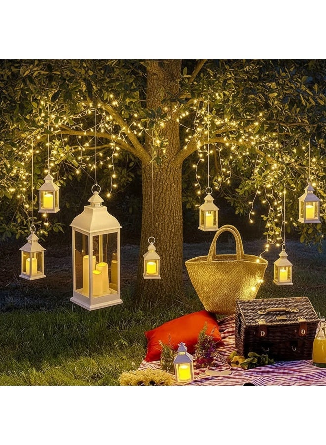 دونيكارت أضواء خرافية LED بيضاء دافئة بسلك نحاسي مع جهاز تحكم عن بعد | 8 أوضاع إضاءة، مؤقت ومخفت إضاءة | أضواء زينة للمنزل، غرفة النوم والحفلات - Image 3